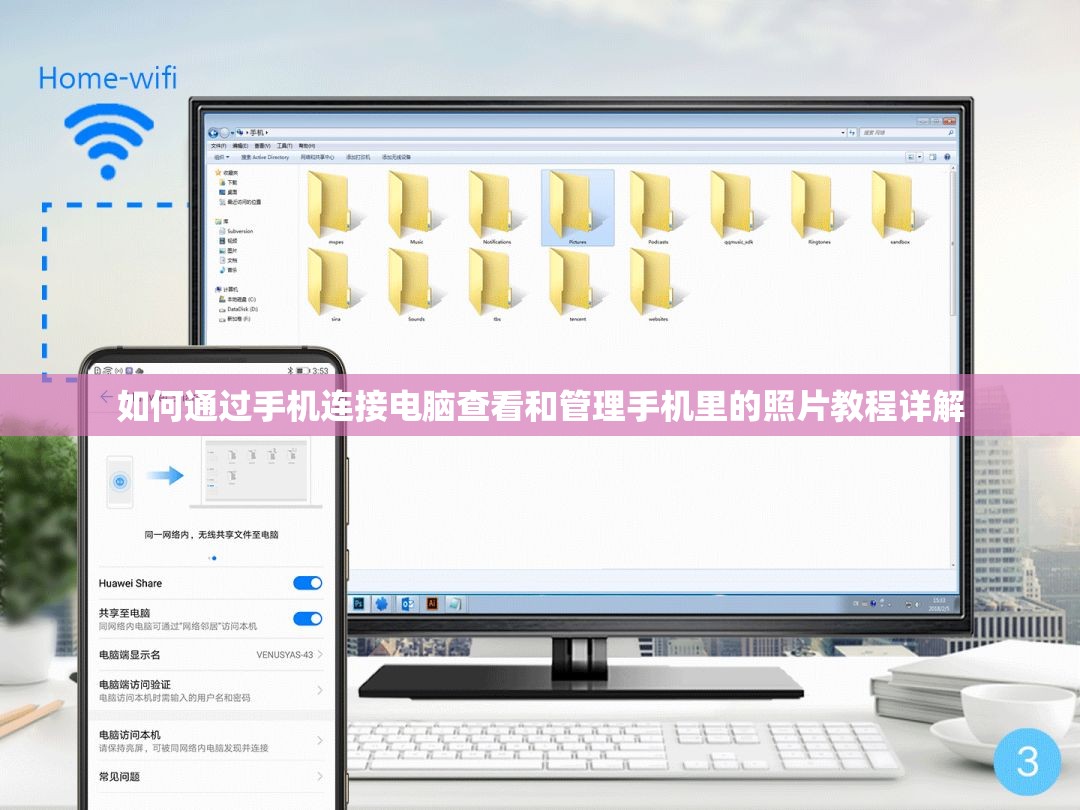 如何通过手机连接电脑查看和管理手机里的照片教程详解