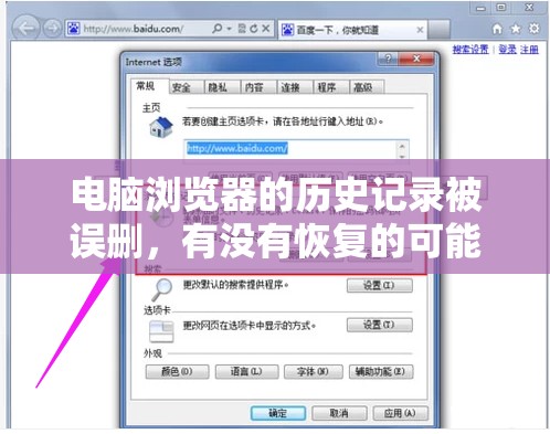 电脑浏览器的历史记录被误删，有没有恢复的可能性和方法？