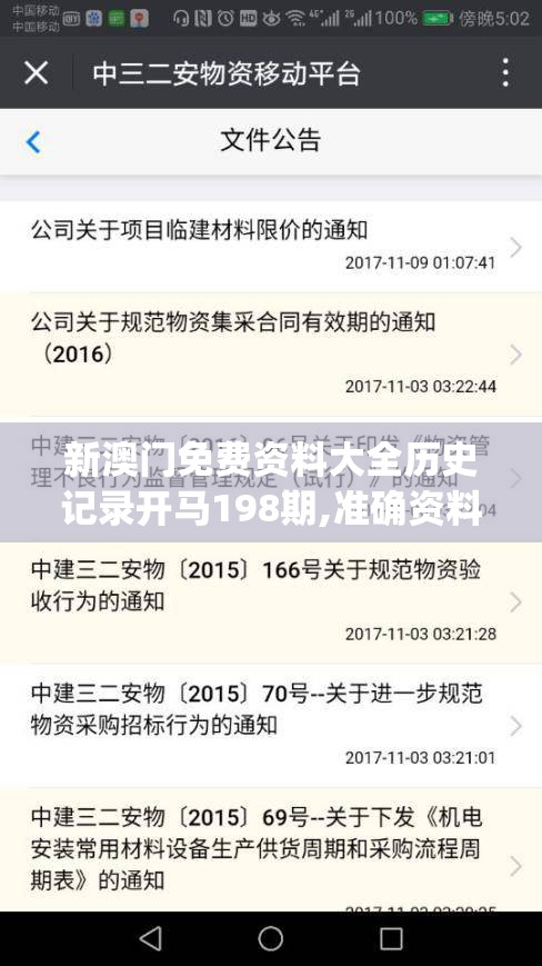 新澳门免费资料大全历史记录开马198期,准确资料解释落实_移动型.8.979