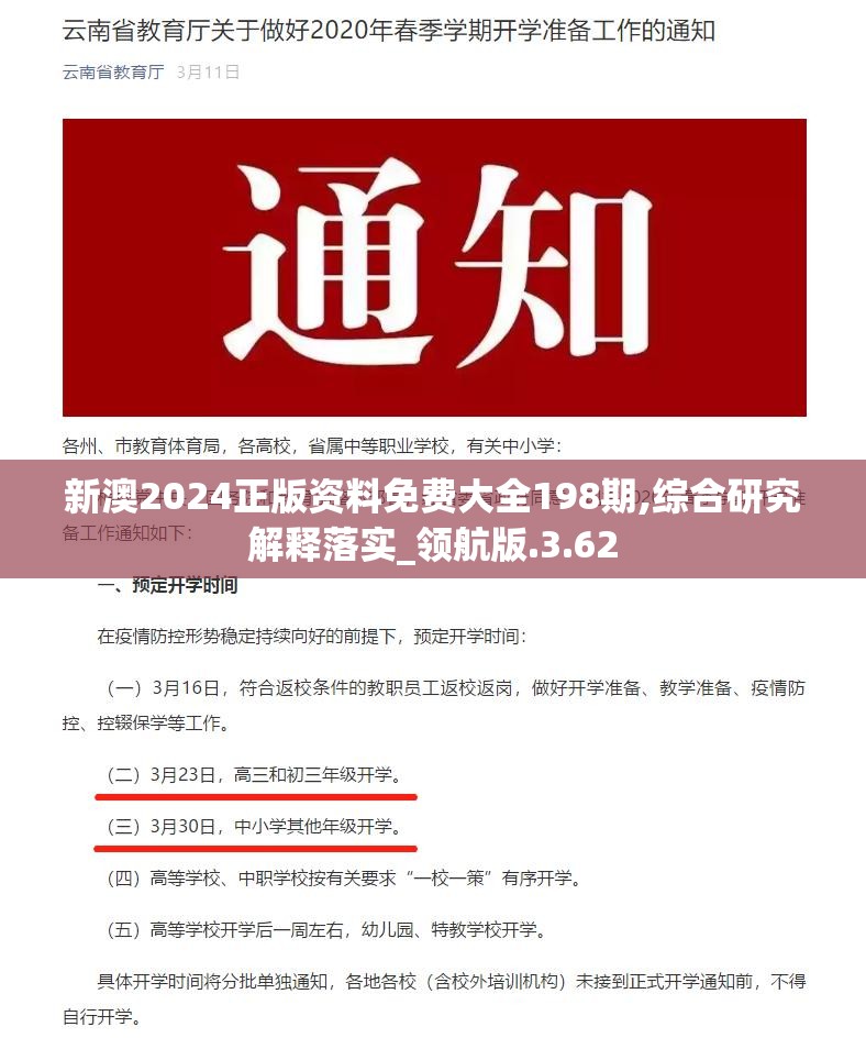 新澳2024正版资料免费大全198期,综合研究解释落实_领航版.3.62