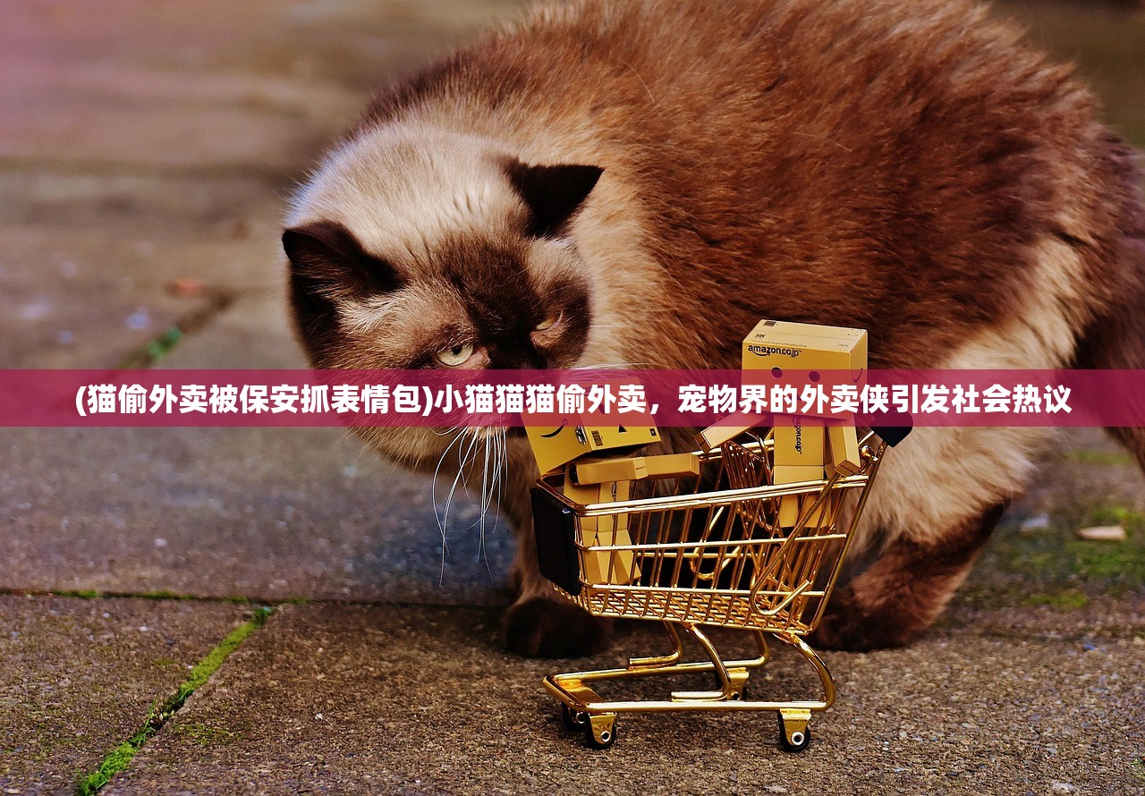 (猫偷外卖被保安抓表情包)小猫猫猫偷外卖，宠物界的外卖侠引发社会热议